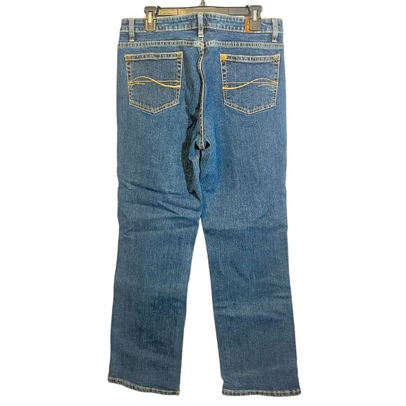 Aura From The Women At Wrangler 10R Blue Denim Jeans Slim Fit Mid Rise 32X29" - Picture 2 of 6